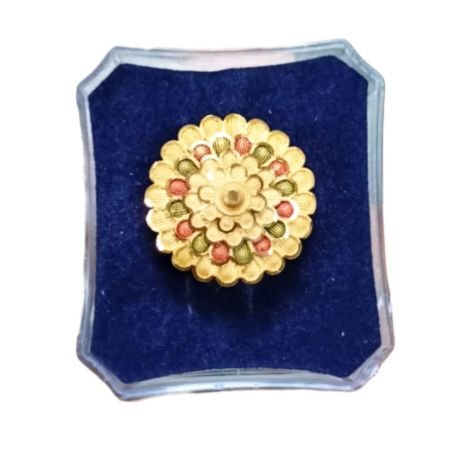 Buy 18k 22k Yellow Gold Ring Size 6 7 8, and All Size, Traditional Gold Ring,  Indian Gold Ring, Meena Rajasthani Jewelry Online in India - Etsy